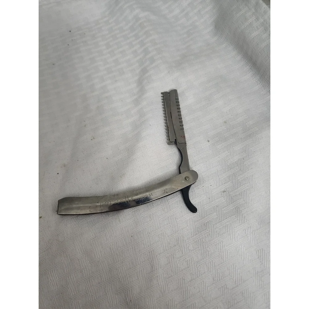 Spornette Shaper Stainless Steel Folding Hair Styling Razor Texturizing Tool